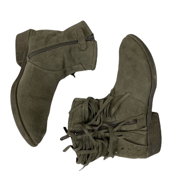 Circus by Sam Edelman Gray Suede Ankle Boots - Picture 1 of 8